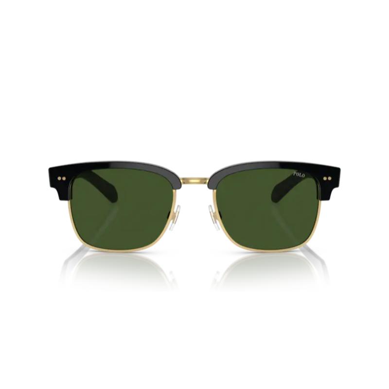 Polo By Ralph Lauren PH4202 Shiny Black / Dark Green Sunglasses