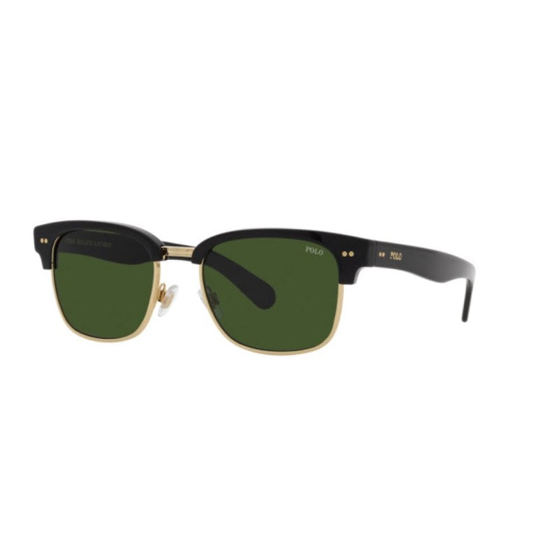 Polo By Ralph Lauren PH4202 Shiny Black / Dark Green Sunglasses