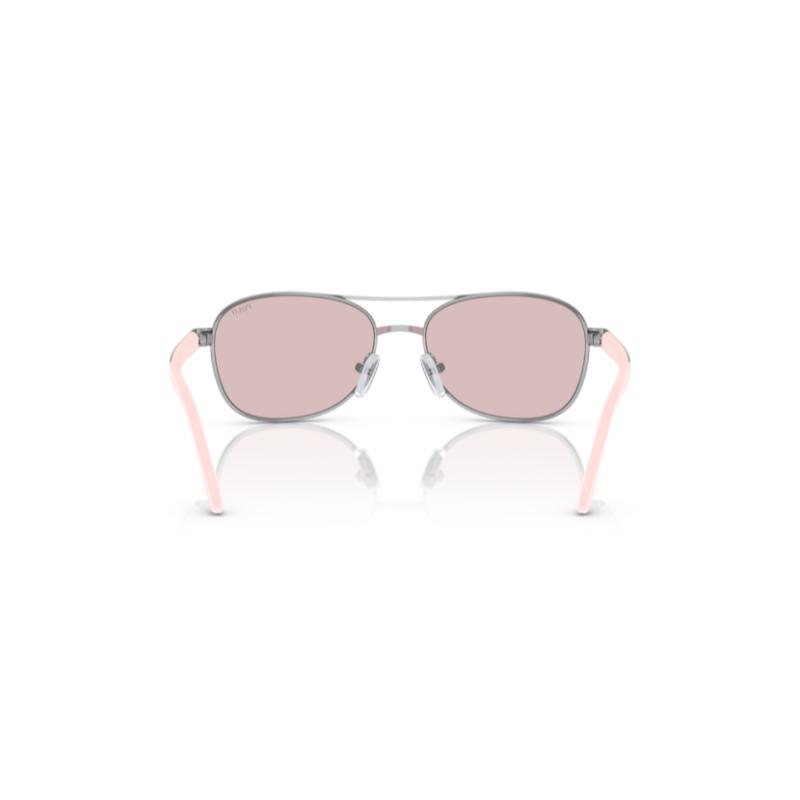 Polo Prep Kids Pilot Sunglasses by Ralph Lauren Shiny Silver / Pink