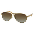 Ralph  RA4004 Shiny Gold Frame with Polarized Polar Gradient Brown Lens