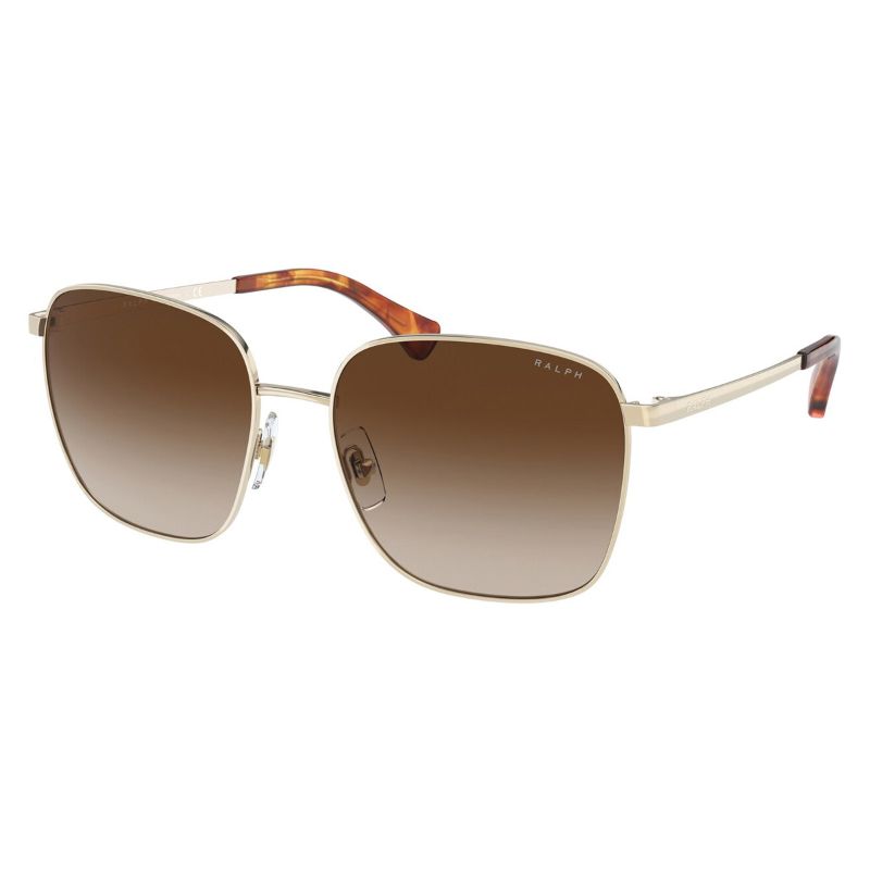 Ralph  RA4136 Shiny Pale Gold Frame with Gradient Brown Lens