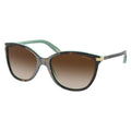 Ralph  RA5160 Shiny Havana on Aquamarine with Gradient Brown Lens