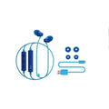 TCL- SOCL Wired In Ear 9mm Earbuds Ocean Blue