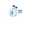 TCL- SOCL Wireless In Ear 8.6mm Earbuds Ocean Blue