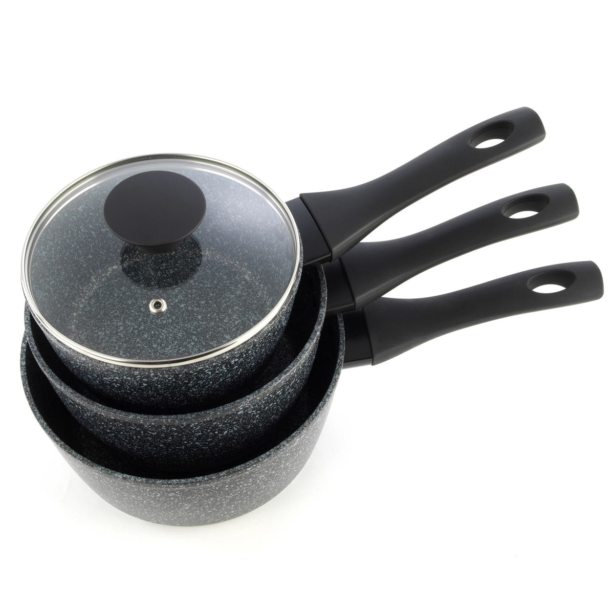 Salter Megastone 3PC Pan Set