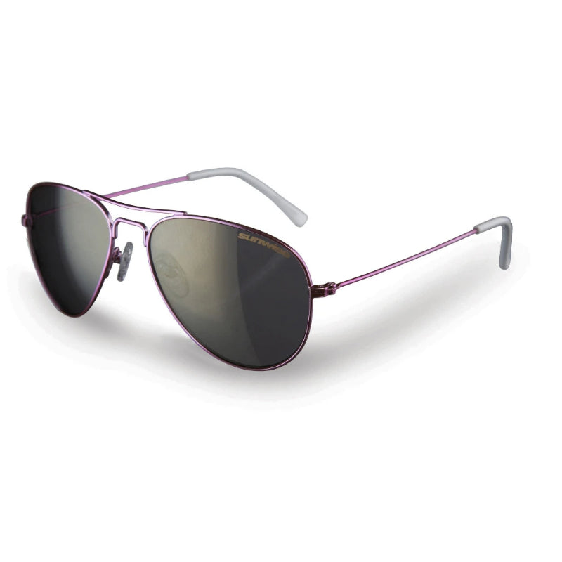 Sunwise Lancaster Petite Sunglasses with Pink Frame & Gold Mirror Lenses