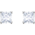 Swarovski Attract Stud Pierced Square Earrings
