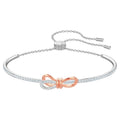Swarovski Lifelong Bow Bangle, Mixed metal Finish
