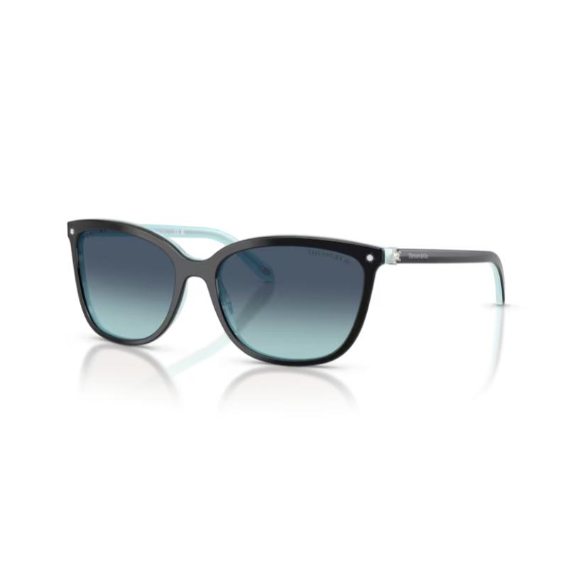 Tiffany & Co TF4105HB Black on Tiffany Blue with Tiffany Blue Gradient Lens