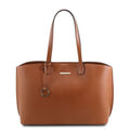 Tuscany Leather TL Bag - Leather Shopping Bag - Cognac