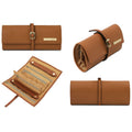 Tuscany Leather Soft Leather Jewellery Case Cognac