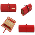 Tuscany Leather Soft Leather Jewellery Case Lipstick Red