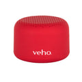 Veho M3 Portable Rechargeable Wireless Bluetooth speaker 3 Watts - Red