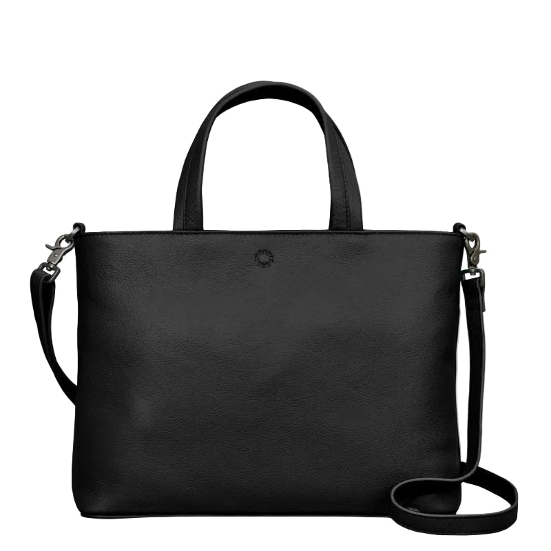 Yoshi Hampton Multiway Leather Grab Bag Black