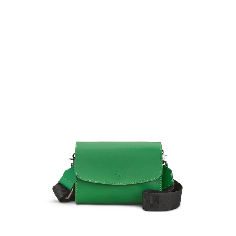 Yoshi Newham Leather Cross Body Bag - Green