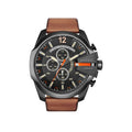 Diesel Brown Leather Mega Chief Watch