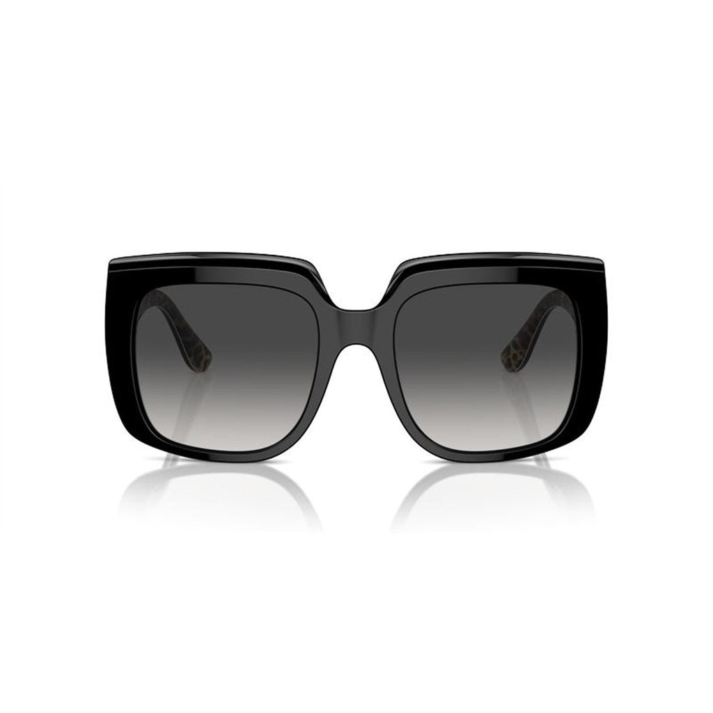 Dolce & Gabanna DG4414 Black on Leo Brown Frame Grey Gradient Lens