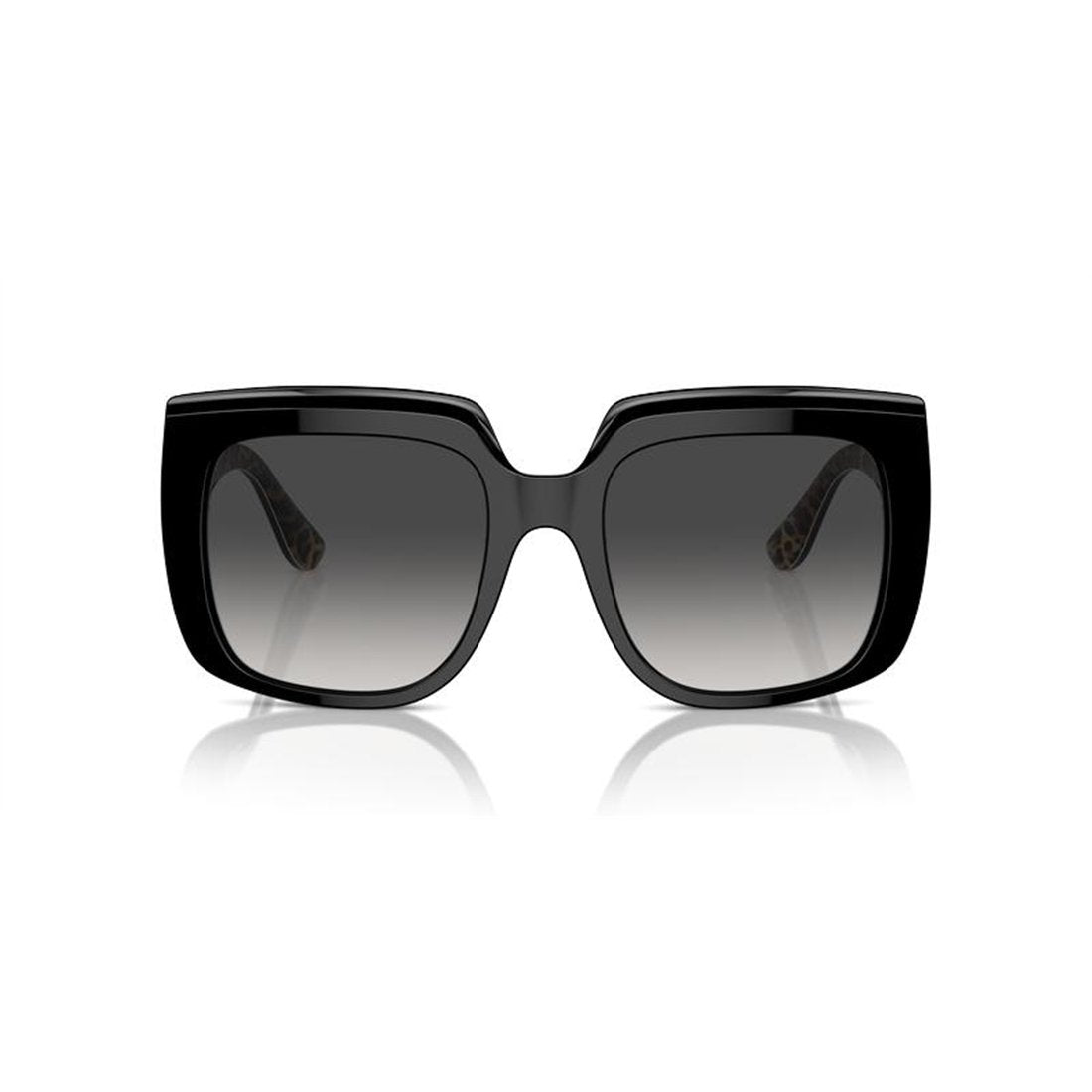 Dolce & Gabanna DG4414 Black on Leo Brown Frame Grey Gradient Lens