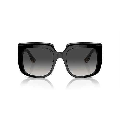 Dolce & Gabanna DG4414 Black on Leo Brown Frame Grey Gradient Lens