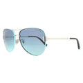 Tiffany & Co TF3066 Silver and Tiffany Blue Frame with Azure Gradient Blue Lens
