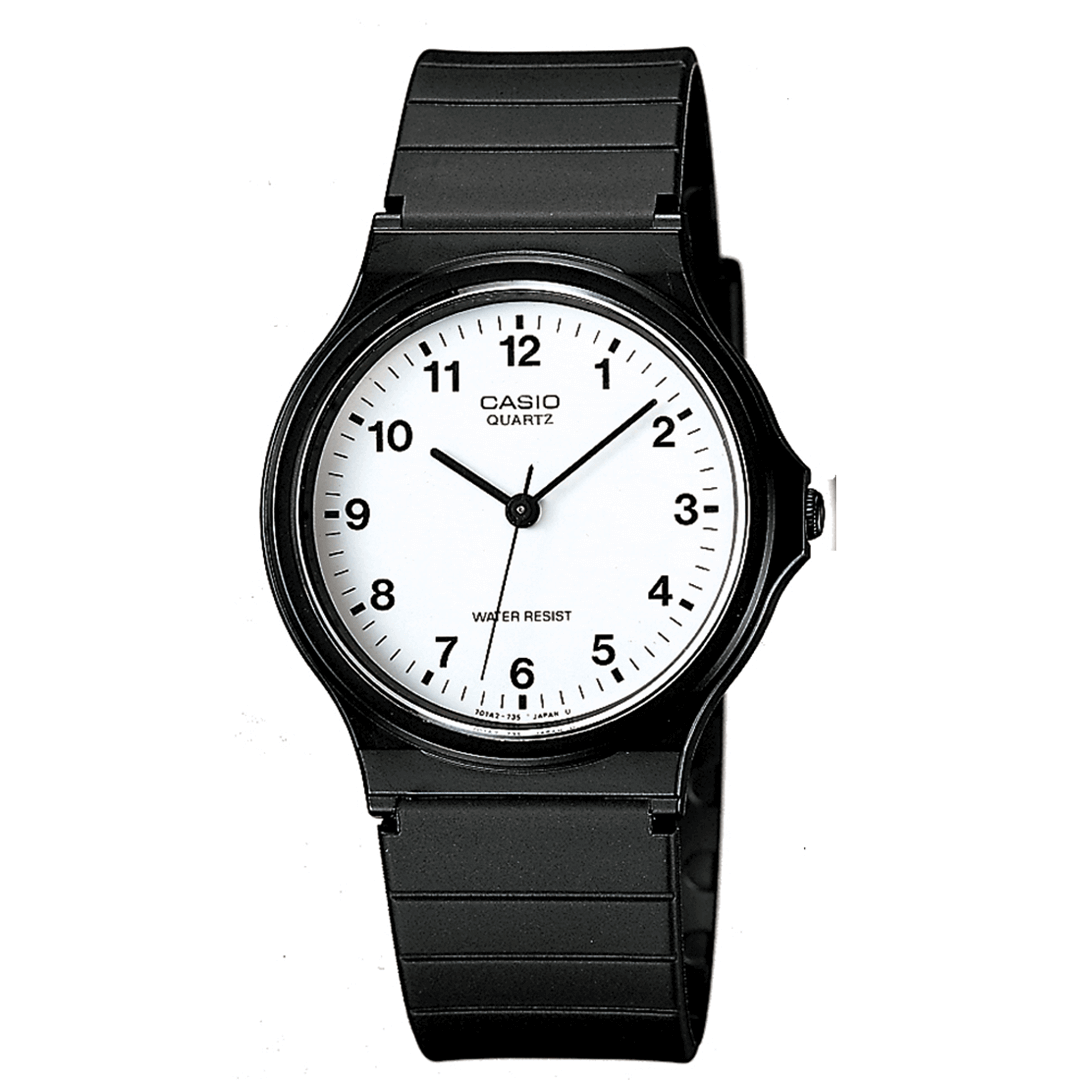 Casio Classic White Dial Black Watch