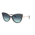 Tiffany & Co TF3076 Black Transparent Frame with Azure Gradient Blue Lens