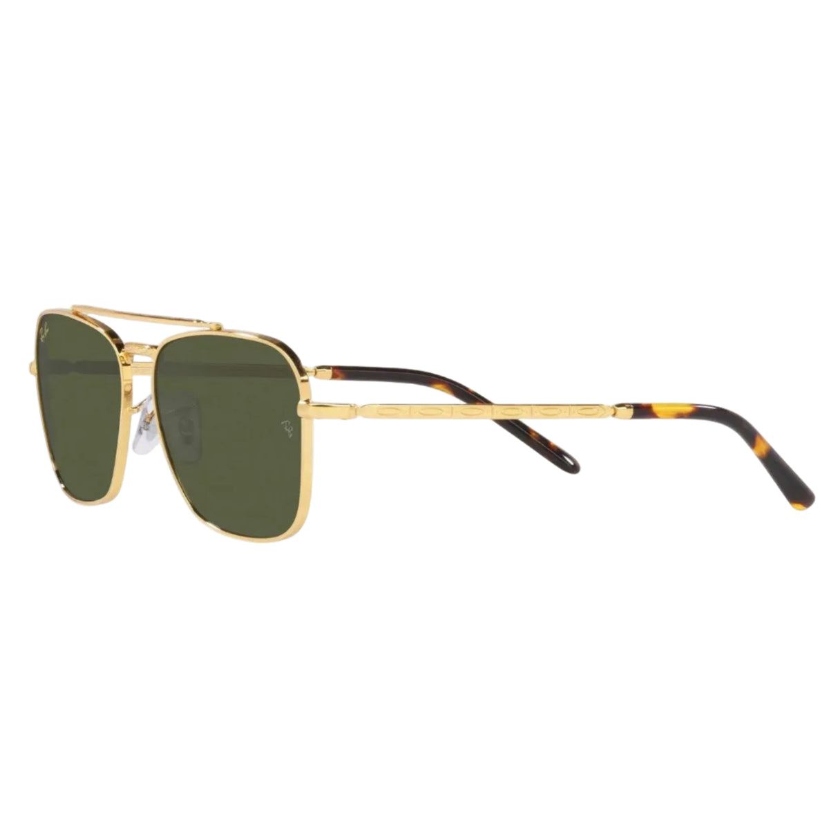 Ray-Ban RB3636 New Caravan - Green Classic Lens with Legend Gold Frame
