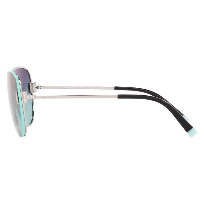 Tiffany & Co TF3066 Silver and Tiffany Blue Frame with Azure Gradient Blue Lens