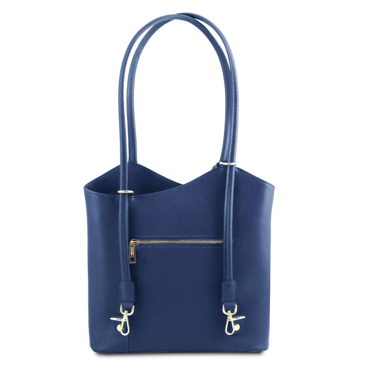Tuscany Leather Patty - Saffiano leather convertible bag - Dark Blue