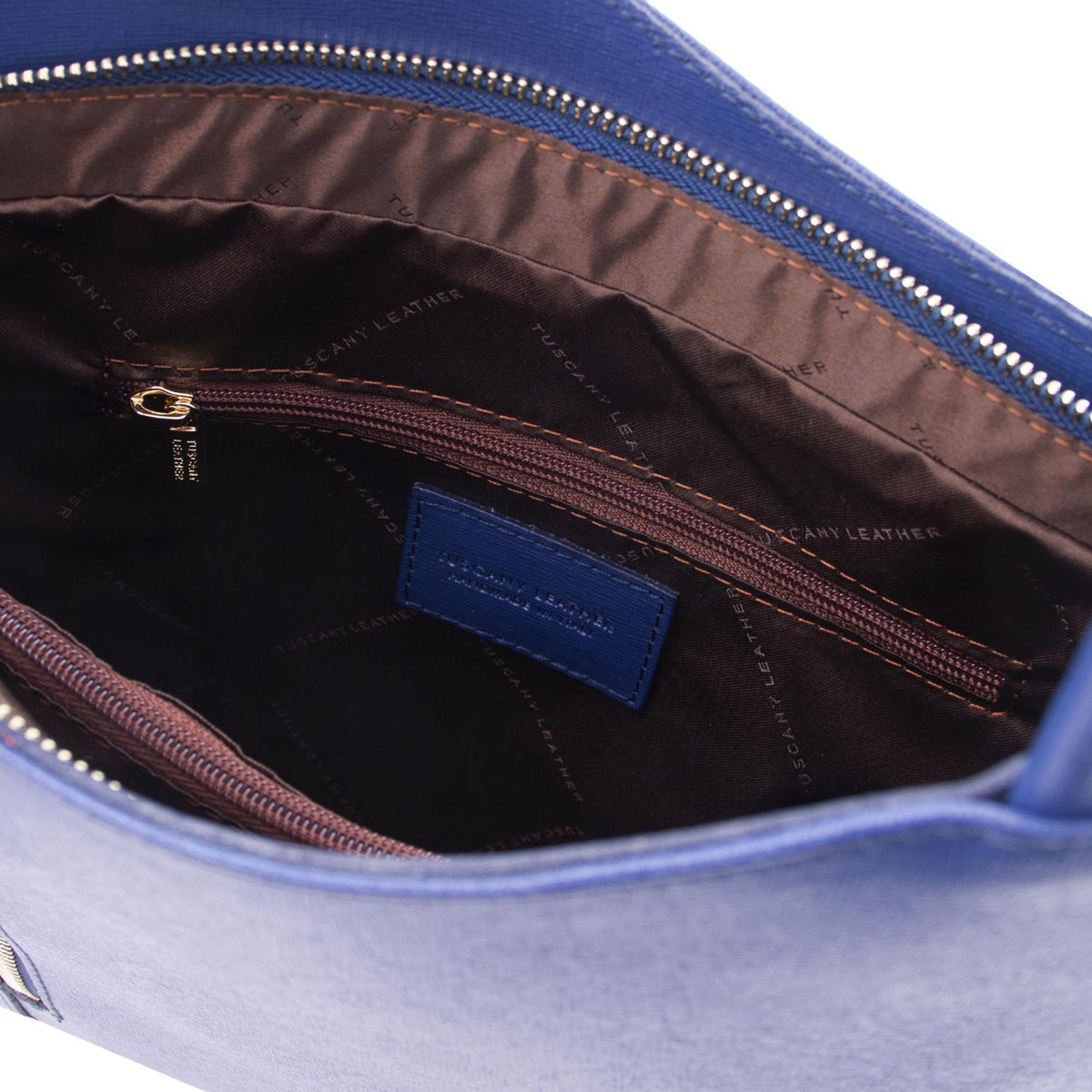 Tuscany Leather Patty - Saffiano leather convertible bag - Dark Blue